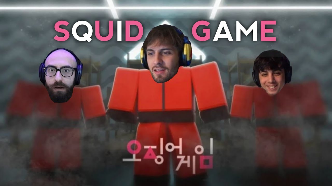 BLUR, MARZA, MANUXO, MOLLU e ZAZZONE GIOCANO a SQUID GAME su ROBLOX