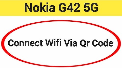 How to connect WiFi via QR code Nokia G42 5G, Bina password ke Wi Fi connect kaise karen