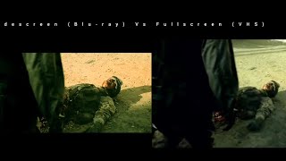 Black Hawk Down Widescreen Blu-Ray Vs Fullscreen Vhs Wex Death Scene