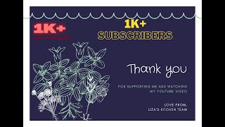 1K+ Subscriber and Views |Special video | Thank you