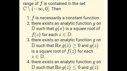 Solved Question of CSIR NET Dec 2012 || Complex Analysis