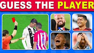 Guess the SONG, RED CARD, JERSEY NUMBER and CLUB of football player,Ronaldo,Messi, Neymar|Mbappe