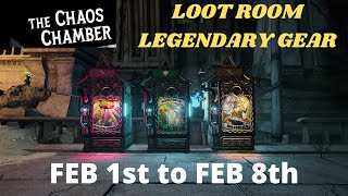 Chaos Chamber - Loot Room Legendary Gear | February 1, 2024 | Tiny Tina's Wonderlands