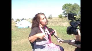 LaDonna speaks from the heart at Sacred Stone Camp