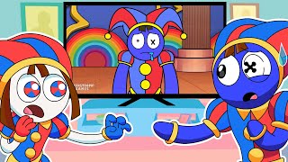 POMNI REACTS TO Rainbow Friends, but they're THE AMAZING DIGITAL CIRCUS!
