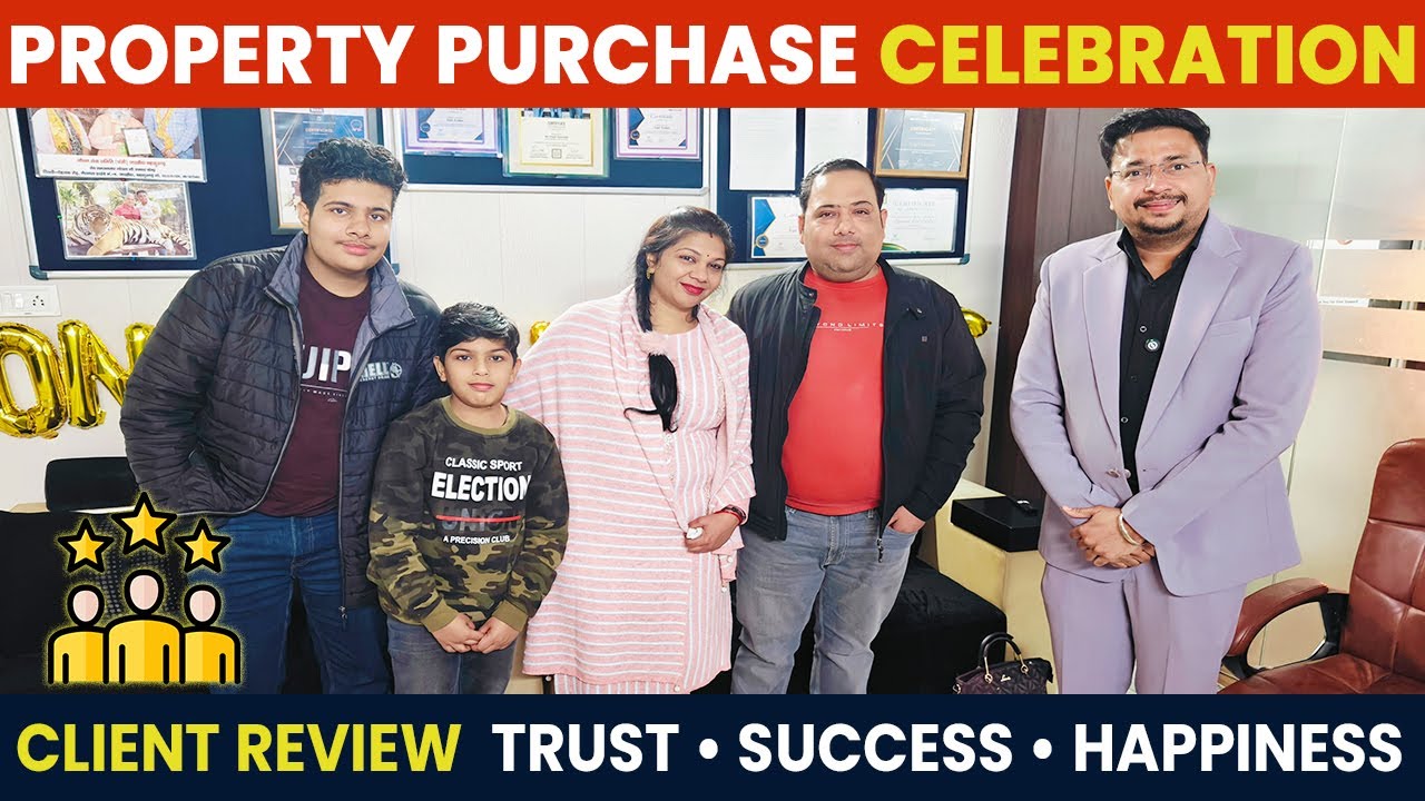 Property Purchase Celebration | Customer Review | Aggarwal Realty Group Happy Customer