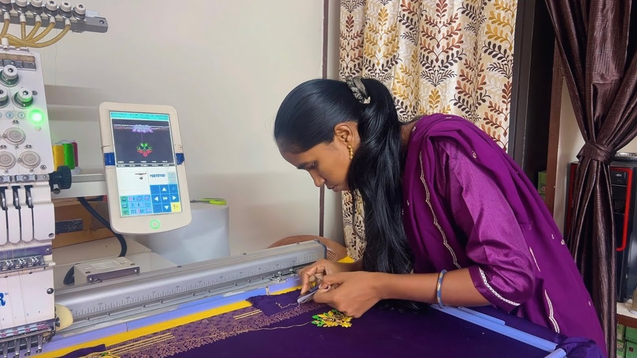  ఒక్క blouse కోసం కొత్తగా వెయ్యడం కోసం ఎంత కష్టపడతామో తెలుసా?patch వర్క్ on border with అప్లిక్