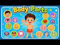Body Parts Name | Body Parts for Kids | Parts of Body | #bodyparts | Kids Education | शरीर के अंग