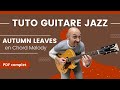 Tuto autumn leaves chord melody