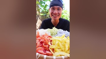 Làm mứt dừa ngũ sắc ăn tết - KaTu Nguyễn