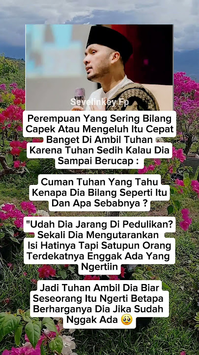 Ustad Hanan Attaki Perempuan Yang Sering Ngeluh Lebih Cepat Di Ambil Tuhan🥹#ustadhananattaki
