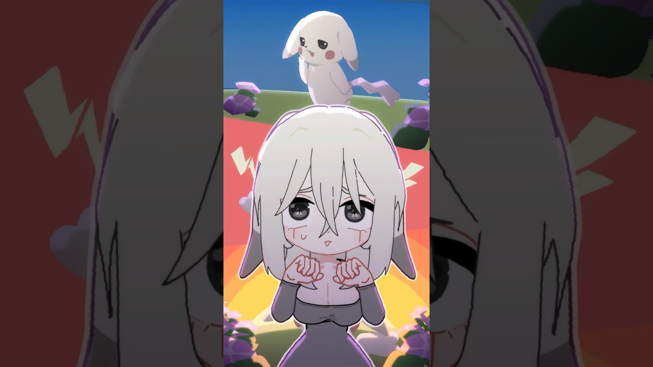 [창백카츄] 어른을 놀리면 못써어 #pokemon #memes #animation #pokopia #shorts