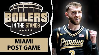 Purdue Boilermakers vs Miami Hurricanes POST GAME SHOW | March Madness Recap