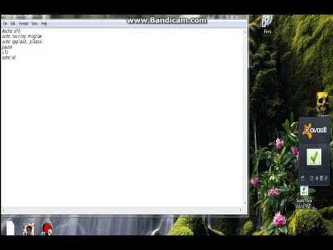 How to make tiny- almost 5kb programs using just notepad