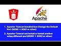 Change Apache Tomcat Default Port and reconfigure it or install using others port Instead of 8080.