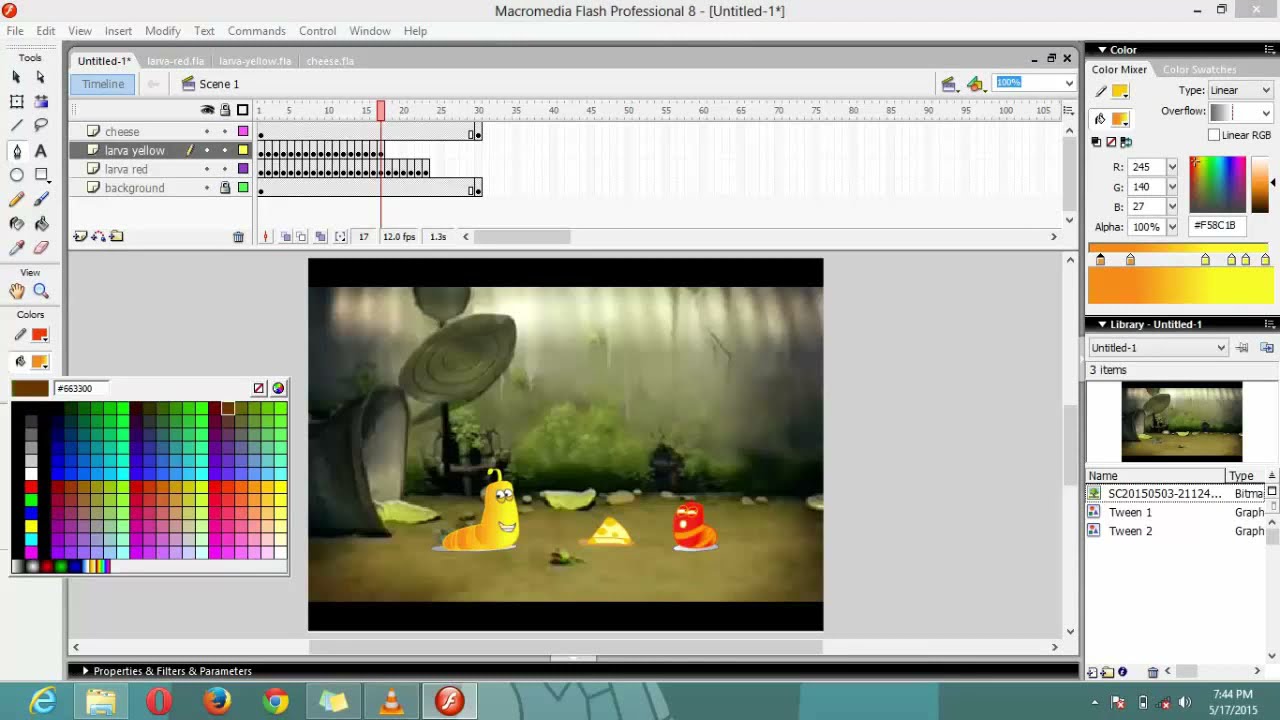  Cara  Membuat  Animasi  Bergerak Dengan  Macromedia  Flash  8  Pdf