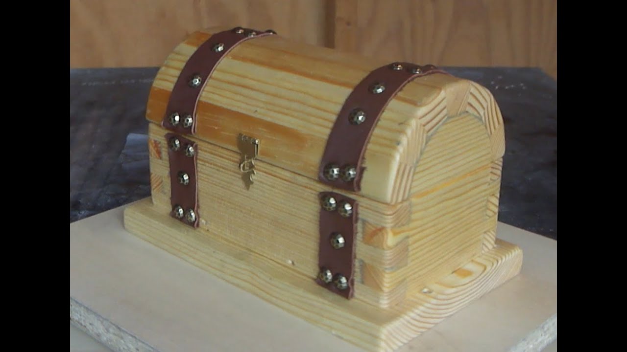 How to make a Pirate Treasure Chest - YouTube