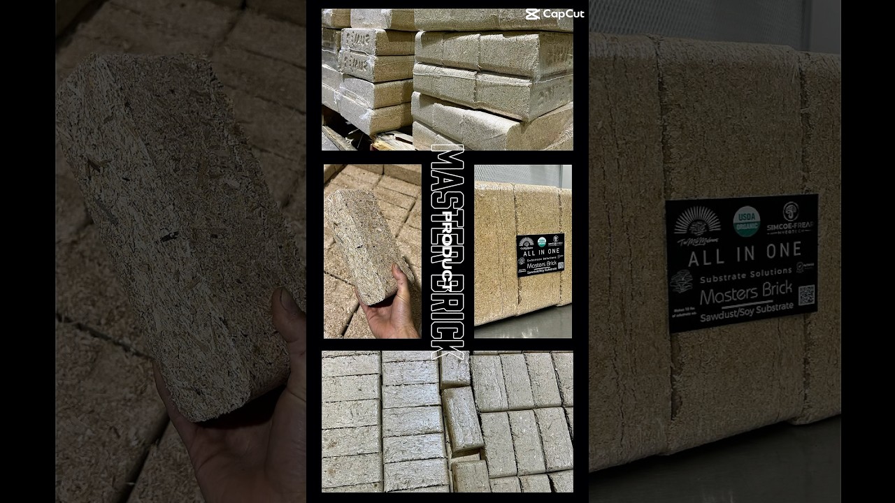 Oder our Master Brick now! The first and only all-in-one cultivation substrate solution! 