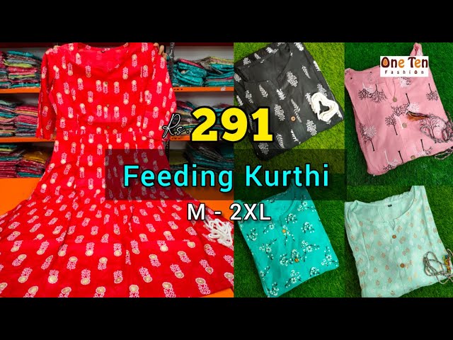 Cotton Feeding Kurtis, Wash Care: Handwash at Rs 500 in Coimbatore | ID:  23909246191