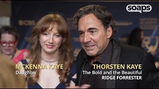 Bold & Beautiful's Thorsten Kaye (Ridge) on the 2024 Daytime Emmys Red Carpet
