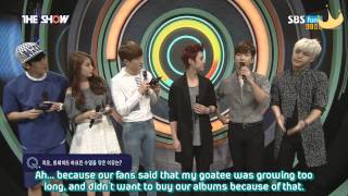 Diadem Subs 150616 The Show Jiyeon, Zhoumi & Hongbin Mc Cut
