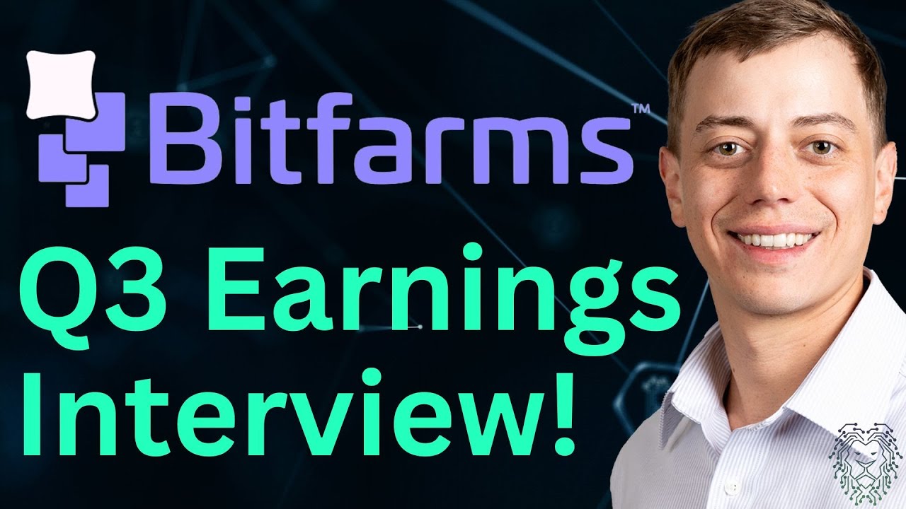 Bitfarms Q3 CEO Earnings Interview | Latest Bitcoin Mining Stock News Today  | Bitfarms | BITF