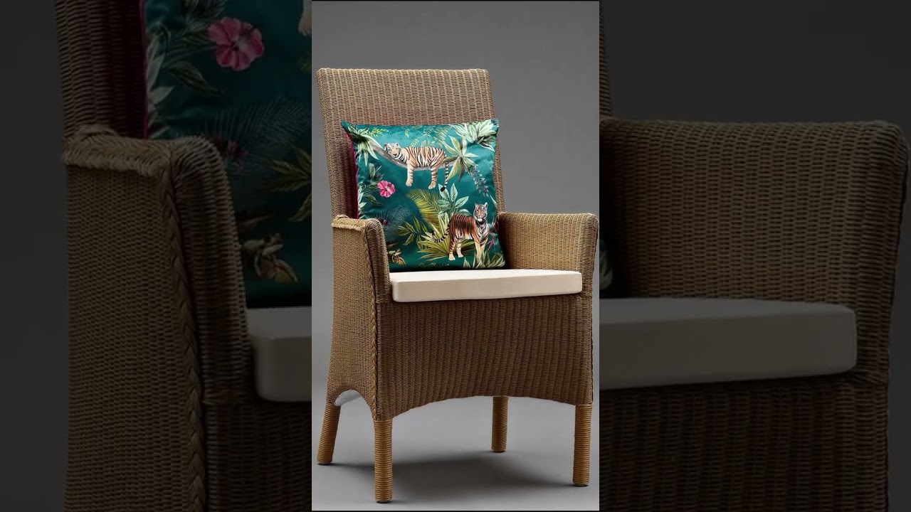 Lloyd Loom Parabola Arm Chair