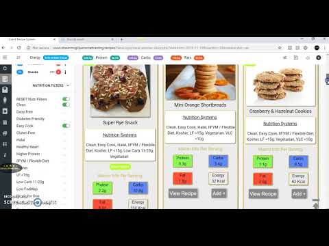 How to create a detailed meal plan from the recipes