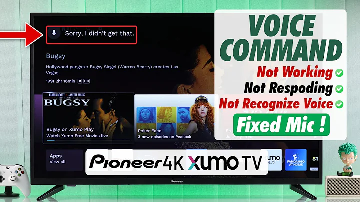 Voice Command Not Working on Pioneer Xumo TV? Fix Mic!