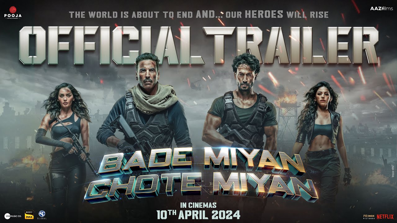 Bade Miyan Chote Miyan Official Hindi Trailer  Akshay Tiger Prithviraj  AAZ In Cinemas 10th Apr