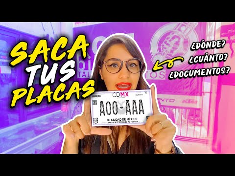 📖 GUÍA definitiva para SACAR tus #placas en #CDMX 🛵 | (T7/E11)