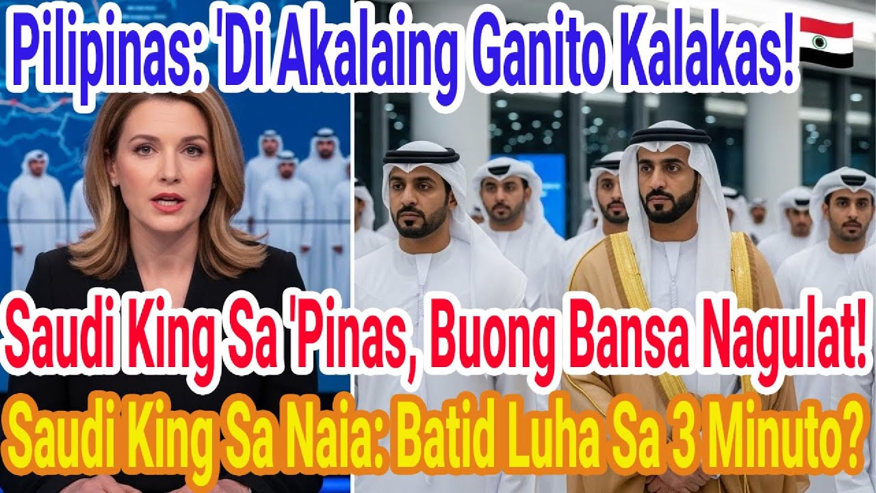 Saudi King, Nag-emergency Landing Sa Pinas!  50-taong Utang, Binago Ang Buong Mundo!