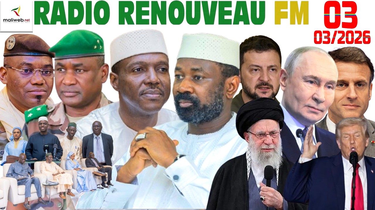 La Revue de Presse de la RADIO RENOUVEAU FM du 03 Mars 2026