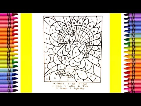 the-coloring-couple-presents:-color-by-number-|-happy-thanksgiving-|-how-to