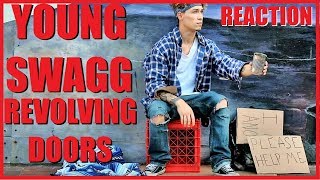 Video thumbnail of "The Real Young Swagg - Revolving Doors (Official Music Video) REACTION"