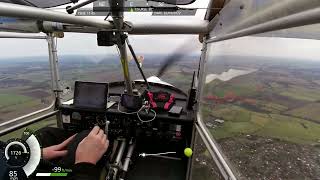 EGBB Birmingham CTA VFR transit in a Microlight