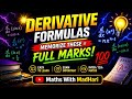 Derivatives Formula’s Explanation| AP/TS Intermediate Calculus Formulas