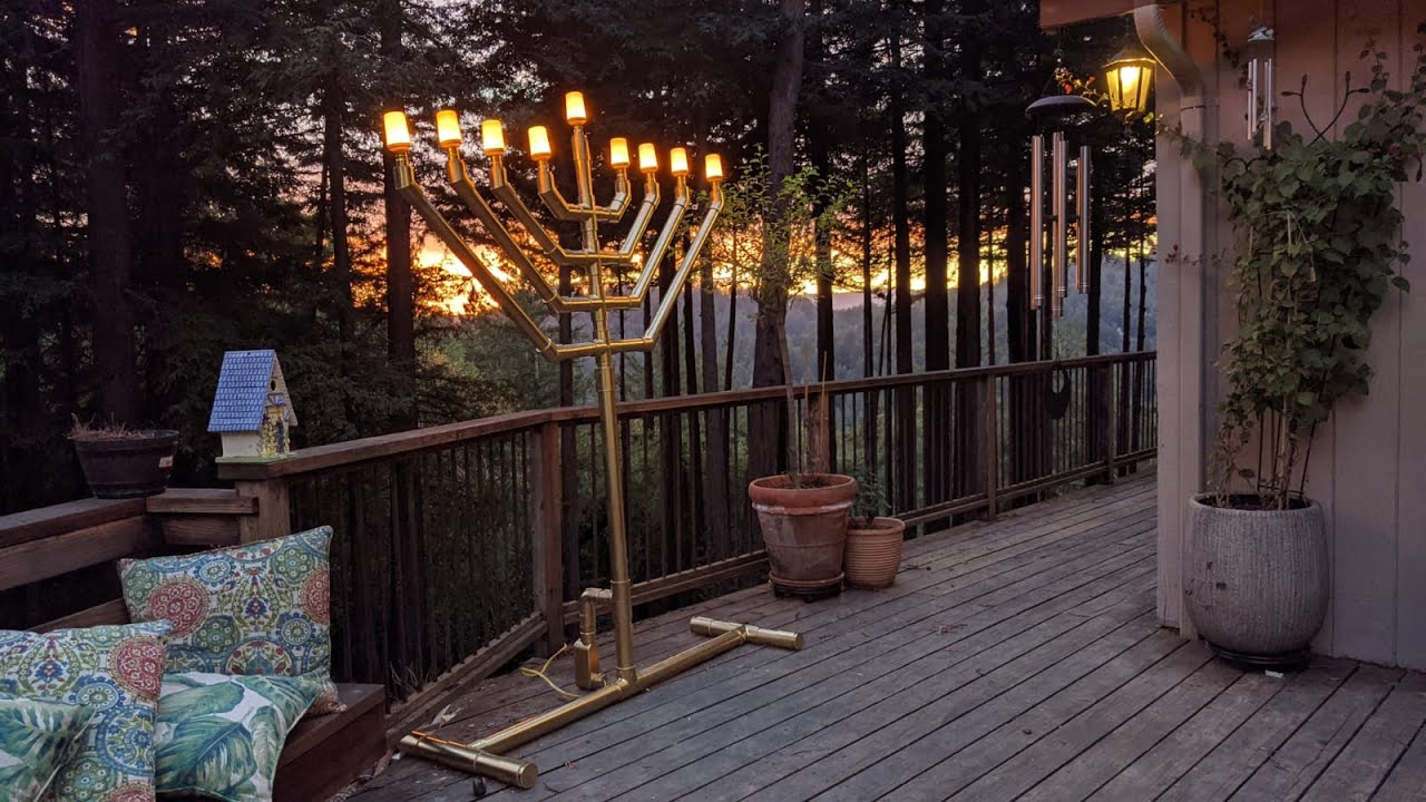 DIY - Building a PVC Hanukkah Menorah