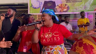 Watch how Obaapa Christy Shocked everyone at her restaurant with back to back Performances. Cash paa
