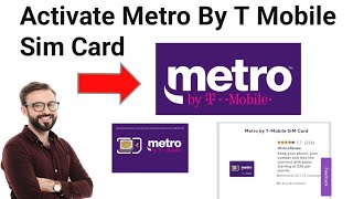 How To Activate Metro By T Mobile Sim Card 2025
