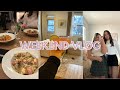 Weekend vlog  chitchat sephora favorites avec ma soeur girls night  meal prep