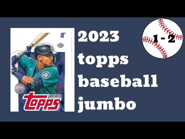 MLBカード開幕！Topps BASEBALL  series1 JUMBO2パックずつ開封①