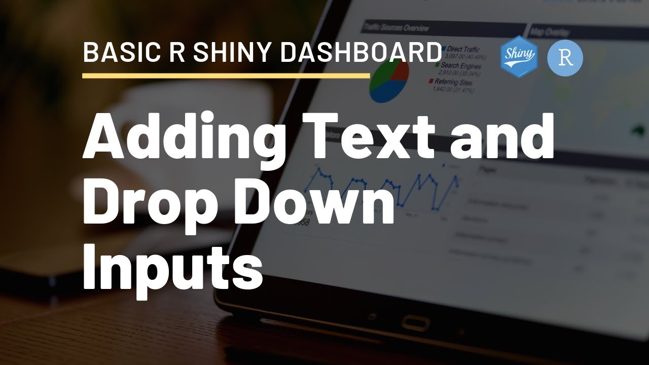 [R Shiny Basic App] #2 - Adding Text And Drop Down Inputs