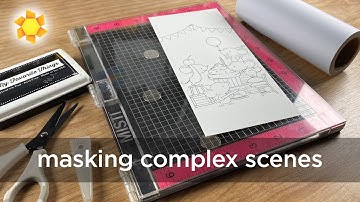 Crafty Hack: Mask Stamps for Complex Scenes