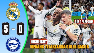 MENANG TELAK❗Hasil Real Madrid Vs Alves 5-0 😁 Bellingham  Gacor🥰 Guller Mantap⚪️ Berita Madrid