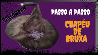 Chapéu de Bruxa  passo a passo - Halloween