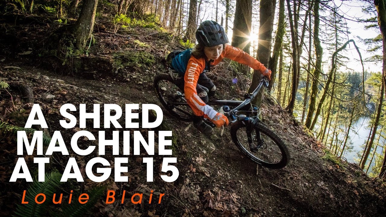 A BikeShredding Machine at Only 15! Louie Blair YouTube