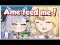 Zeta Hates Cucumber, but Still Eat it when Ame Fed Her!!!