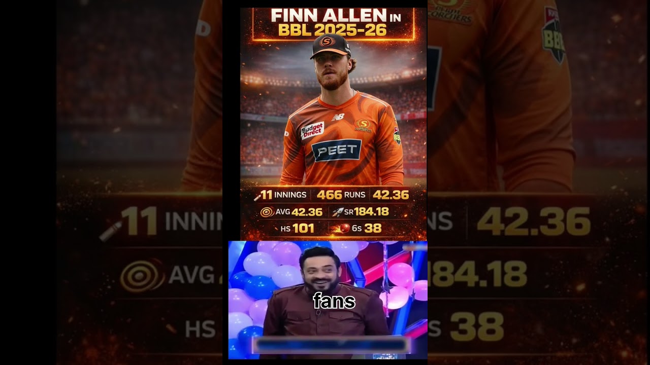 A record-setting 38 sixes in a season to remember for Finn Allen 🔥