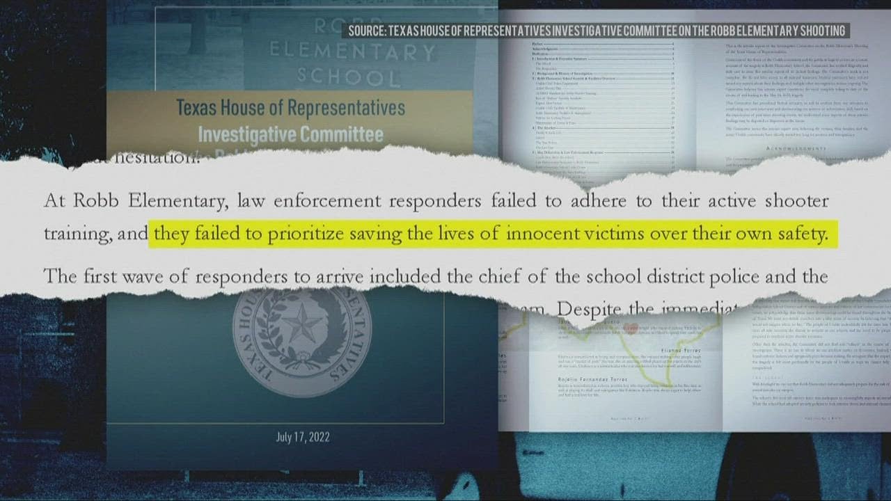 New Uvalde school shooting report finds 'systemic failures and egregious poor decision making'
